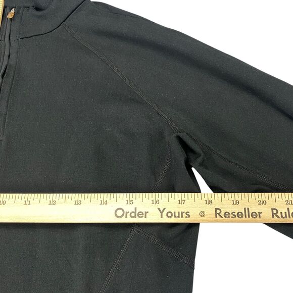 Mountain Hardwear Shirt M Black 1/4 Zip Pullover Long Sleeve Top Womens - Picture 5 of 12